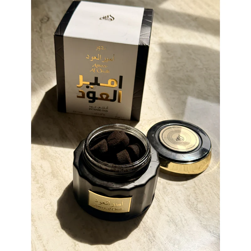 Lattafa Ameer Al Oud Carbones perfumados